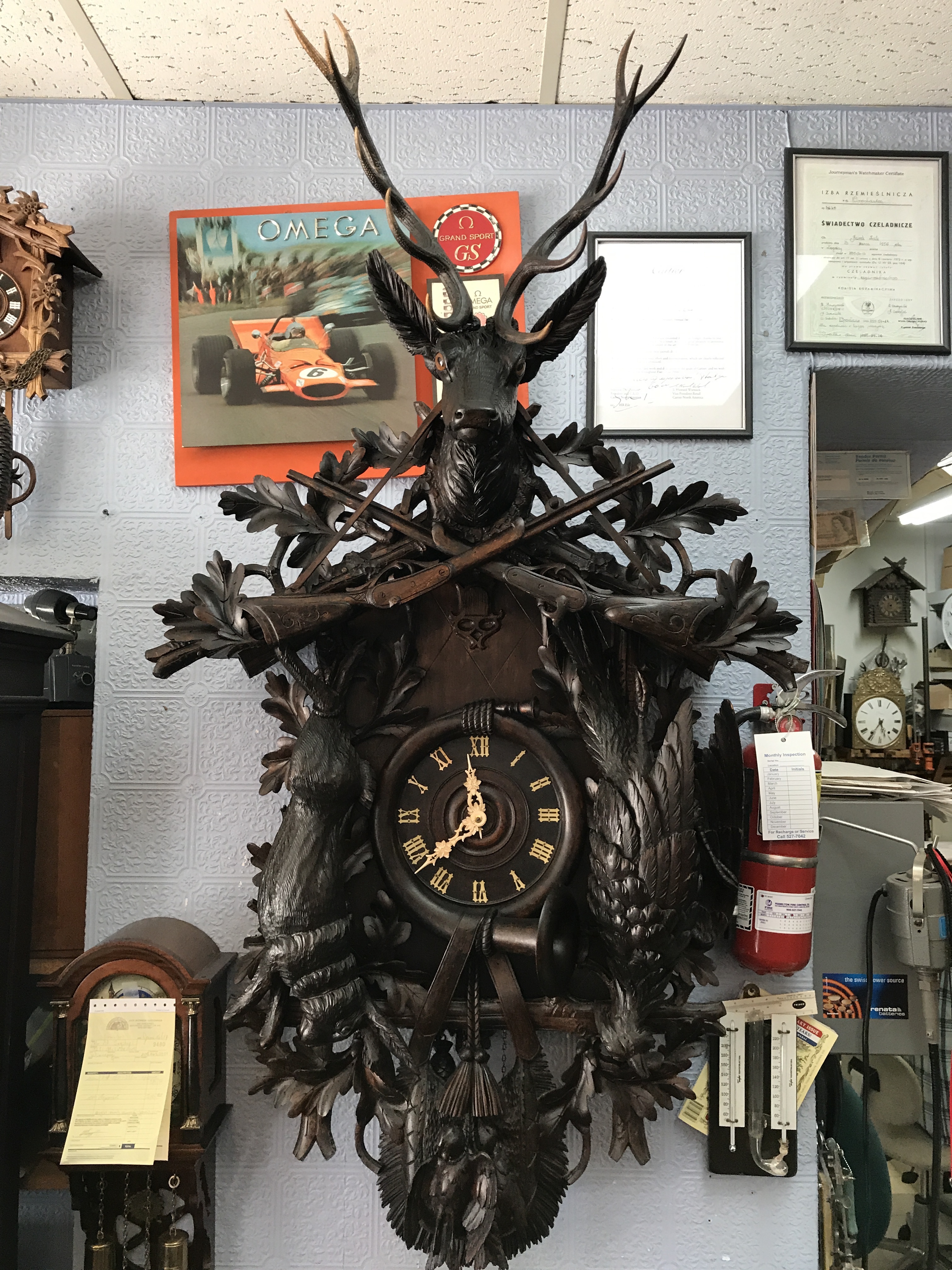 Life Size Cuckoo Clock Figures!